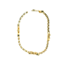 Load image into Gallery viewer, Yellow Gold Tennis Bracelet with Round Cut Diamonds