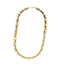 Load image into Gallery viewer, Yellow Gold Tennis Bracelet with Emerald Cut Diamonds