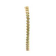 Load image into Gallery viewer, Yellow Gold Tennis Bracelet with Round Brilliant Cut Diamonds