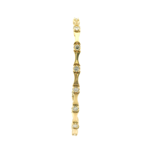 Load image into Gallery viewer, Yellow Gold Bracelet with Round Brilliant Diamonds