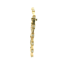 Load image into Gallery viewer, Yellow Gold Bracelet with Round Brilliant Diamonds