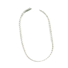 Load image into Gallery viewer, White Gold Diamond Tennis Bracelet with Round Brilliant Cut Diamonds
