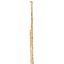 Load image into Gallery viewer, Textured Yellow Gold Beaded Ankle Bracelet