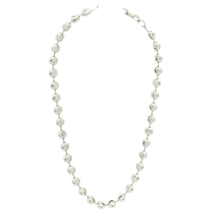 Load image into Gallery viewer, White Gold Ball Bracelet