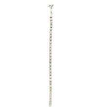 Load image into Gallery viewer, Elegant White Gold Beaded Bracelet