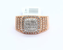 Load image into Gallery viewer, 10K Rose Gold Square Ring