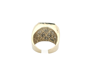 Men's 14kt Yellow Gold Diamond Ring