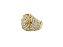 Load image into Gallery viewer, Men&#39;s 14kt Yellow Gold Diamond Ring