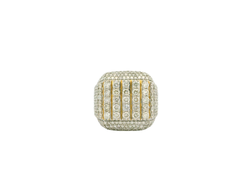 Men's 14kt Yellow Gold Diamond Ring