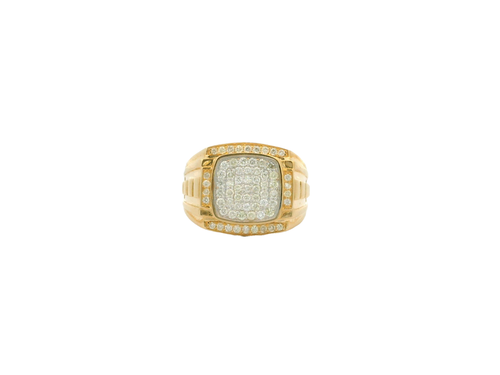 Men's 10kt Yellow Gold Diamond Ring