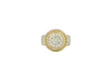 Load image into Gallery viewer, Men&#39;s 10kt Yellow Gold Diamond Ring