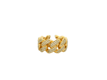 Load image into Gallery viewer, Men&#39;s 14kt Yellow Gold Diamond Band Ring