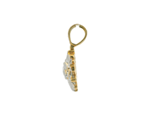 Load image into Gallery viewer, Majestic Lion Pendant in Gold and Diamonds