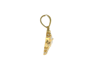 Majestic Lion Pendant in Gold and Diamonds