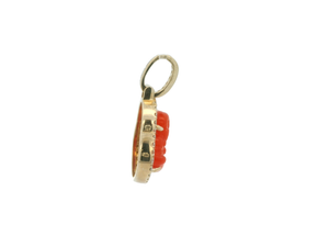 Red Buddha Gemstone Pendant