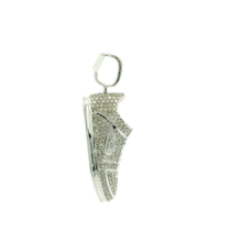 Load image into Gallery viewer, White Gold Diamond Sneaker Pendant