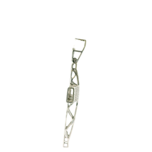 Load image into Gallery viewer, White Gold Cross Pendant with Round Brilliant Cut Diamonds