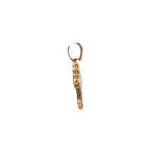 Load image into Gallery viewer, Diamond-Accented Gold Cross Pendant