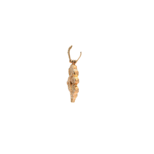 Gold Pendant with Round Brilliant Diamond