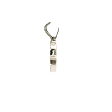 Load image into Gallery viewer, Diamond Crescent Moon and Star White Gold Pendant