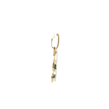 Load image into Gallery viewer, Diamond-Accented Gold &#39;A&#39; Initial Pendant