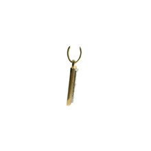 Load image into Gallery viewer, Yellow Gold &#39;F&#39; Pendant with Round Cut Diamonds