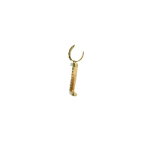 Load image into Gallery viewer, Yellow Gold &#39;Z&#39; Pendant with Round Brilliant Diamonds
