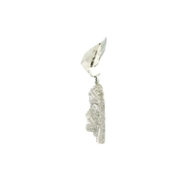 Load image into Gallery viewer, White Gold Diamond Jesus Head Pendant with Brilliant Round Cut Diamonds