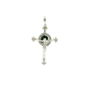 White Gold Diamond Crucifix Pendant