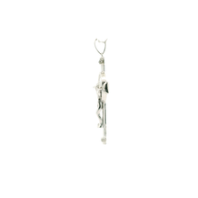 Load image into Gallery viewer, White Gold Diamond Crucifix Pendant