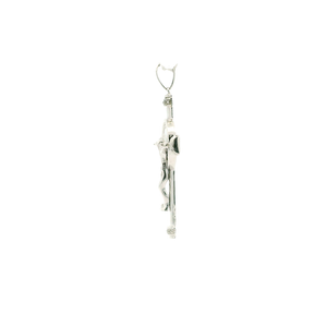 White Gold Diamond Crucifix Pendant