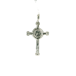 White Gold Diamond Crucifix Pendant