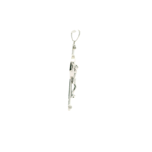 White Gold Diamond Crucifix Pendant