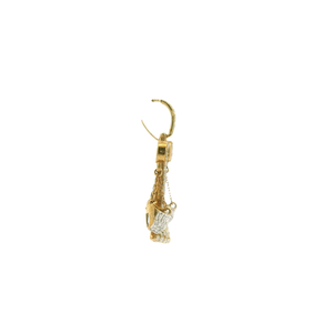 Yellow Gold Pendant with Round Brilliant Cut Diamonds