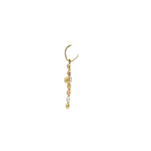 Load image into Gallery viewer, Yellow Gold Pendant with Round Brilliant Cut Diamonds