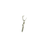 Load image into Gallery viewer, White Gold Diamond Cross Pendant