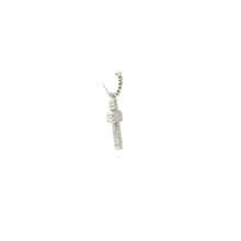 Load image into Gallery viewer, White Gold Diamond Cross Pendant