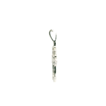 Load image into Gallery viewer, White Gold Cross Pendant with Round Brilliant Cut Diamonds