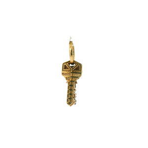 Yellow Gold Pendant with Princess Cut Diamond