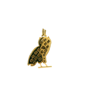 Yellow Gold Pendant with Round Brilliant Cut Diamonds