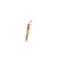 Load image into Gallery viewer, Gold Bunny Pendant with Diamond Pave and Ruby Accent