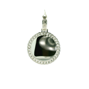 White Gold Pendant with Round Brilliant Diamonds