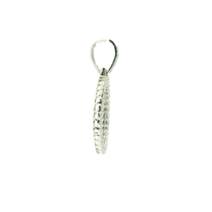White Gold Pendant with Round Brilliant Diamonds