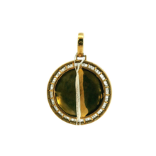 Load image into Gallery viewer, Yellow Gold Pendant with Baguette Cut Diamonds