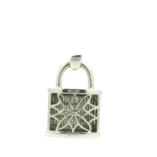 Load image into Gallery viewer, White Gold Pendant with Princess Cut Diamond