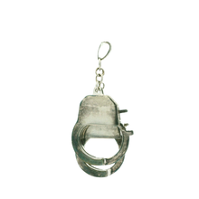 Load image into Gallery viewer, Sterling Silver Handcuff Pendant with Round Cut Diamonds