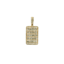 Load image into Gallery viewer, Yellow Gold Pendant with Round Brilliant Cut Diamonds