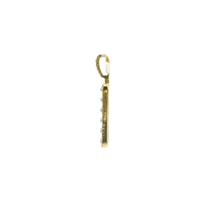 Yellow Gold Pendant with Round Brilliant Cut Diamonds