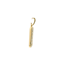Load image into Gallery viewer, Yellow Gold Pendant with Round Brilliant Cut Diamonds