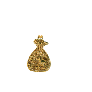 Yellow Gold Pendant with Round Brilliant Cut Diamonds